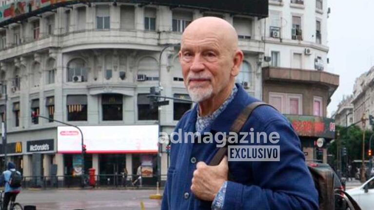 John Malkovich en Argentina (Foto: gentileza de prensa)