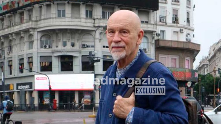 John Malkovich en Argentina (Foto: Zeppelin Studio)