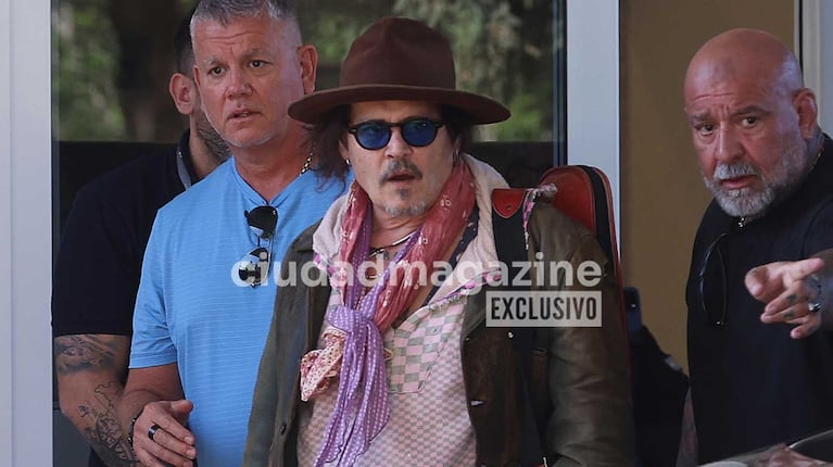 Johnny Depp en Argentina (Foto: RS Fotos)