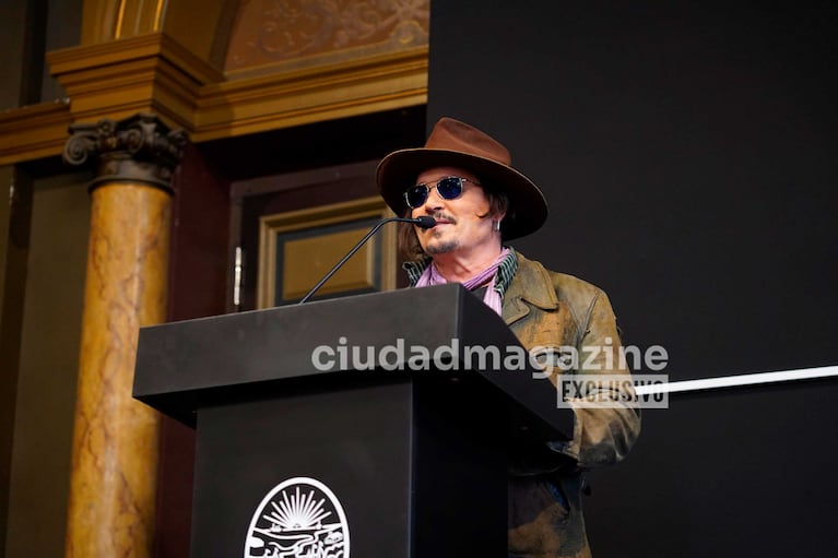 Johnny Depp en La Plata (Foto: RS Fotos)