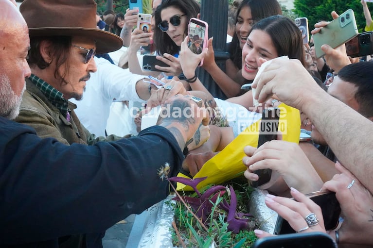 Johnny Depp en La Plata (Foto: RS Fotos)