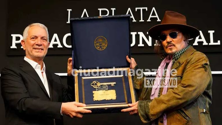 Johnny Depp en La Plata (Foto: RS Fotos)