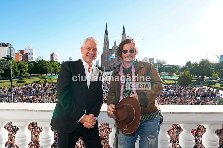 Johnny Depp en La Plata (Foto: RS Fotos)