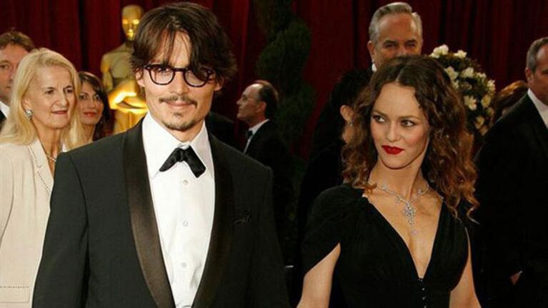 Johnny Depp y Vanessa Paradis, separados (Foto: Web).