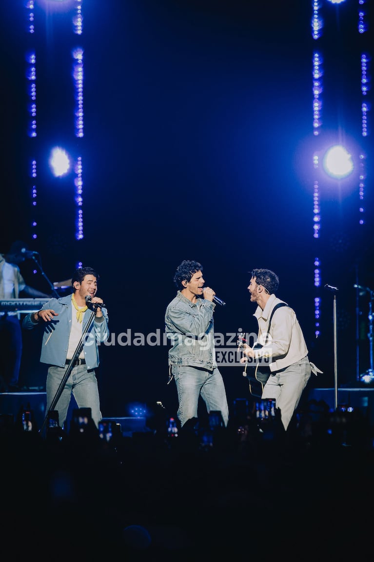 Jonas Brothers en su primer show en Buenos Aires (Foto: Movilpress).