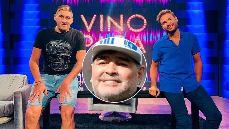 Jonathan Espósito, la última persona que habló y vio a Diego Maradona con vida, habló en Vino para vos