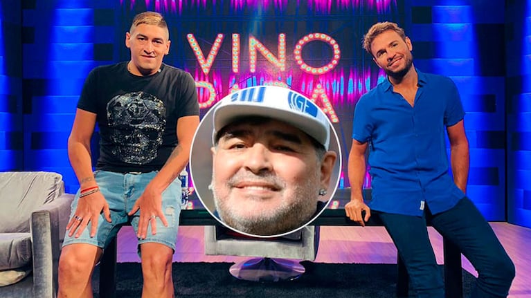 Jonathan Espósito, la última persona que habló y vio a Diego Maradona con vida, habló en Vino para vos