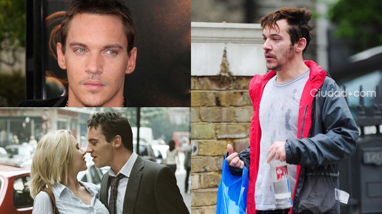 Jonathan Rhys Meyers y una triste imagen, borracho en la calle Fotos: Grosby Group y Web.