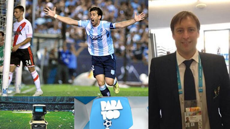Jorge Barril relató 6 victorias de Racing en el torneo. ¿Se viene la séptima? (Fotos: archivo Web)