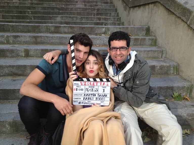 Jorge Blanco, Martina Tini Stoessel y Martín Sabán.