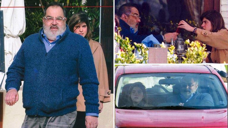 Jorge Lanata en Punta del Este con una misteriosa joven de compañera. (Foto: revista Pronto)
