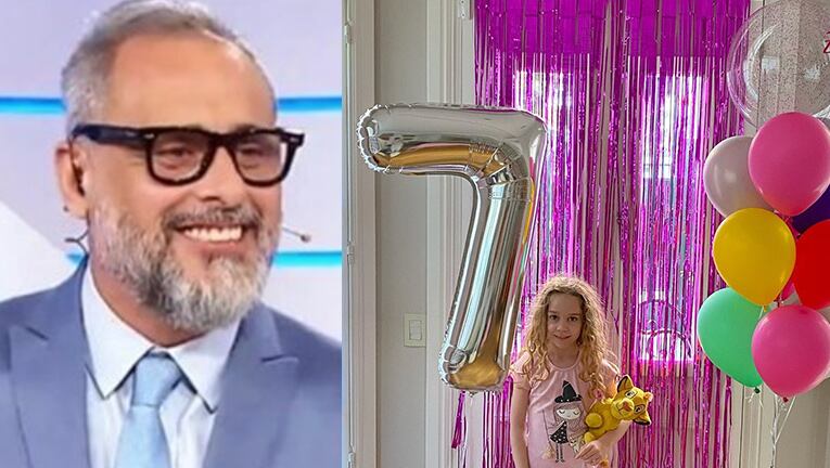Jorge le dedicó un tierno mensaje a Emma por sus siete años.