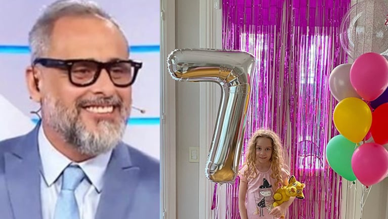 Jorge le dedicó un tierno mensaje a Emma por sus siete años.