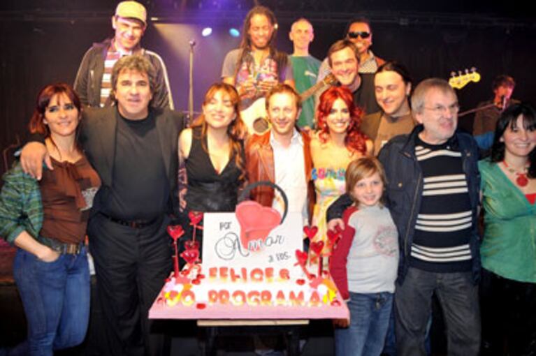 Jorge Maestro en un festejo de “Por amor a vos”