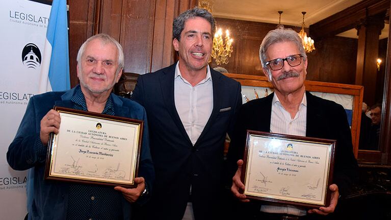Jorge Maestro y Sergio Vainman, declarados personalidades destacadas de la Cultura