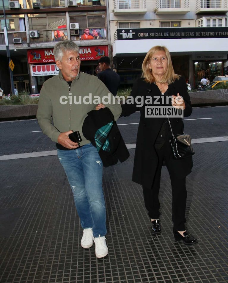 Jorge Messi y Celia Cuccittini (Foto: Movilpress)