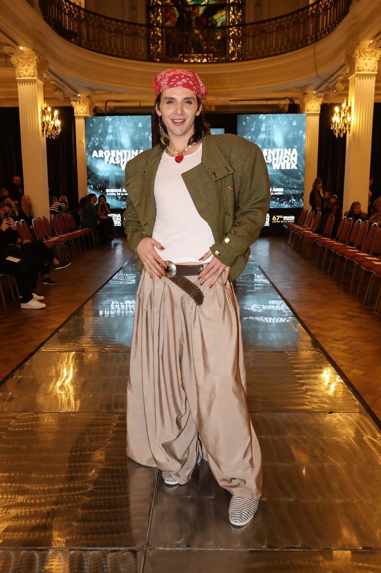 Jorge Rey en el desfile de Benito Fernández por sus 40 años en la moda (Foto: Prensa).