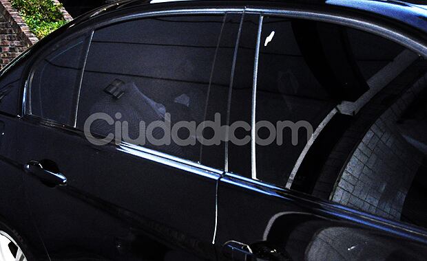 Jorge Rial, al salir de su productora Ideas más Ideas, en Colegiales. (Foto: Jennifer Rubio)