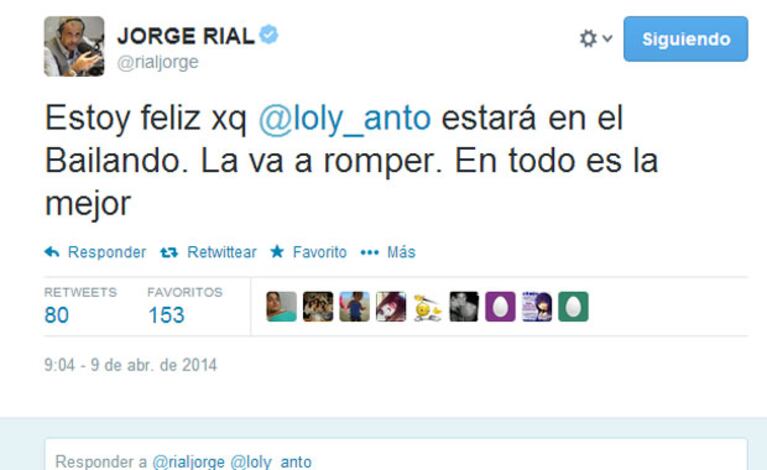 Jorge Rial confirmó que Loly estará en el Bailando (Fotos: Captura). 