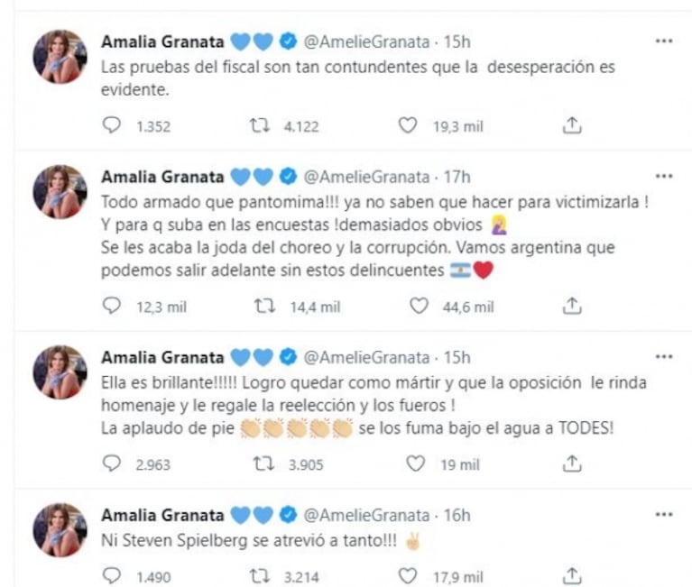 Jorge Rial cruzó a Amalia Granata por sus dichos sobre el ataque a Cristina Kirchner