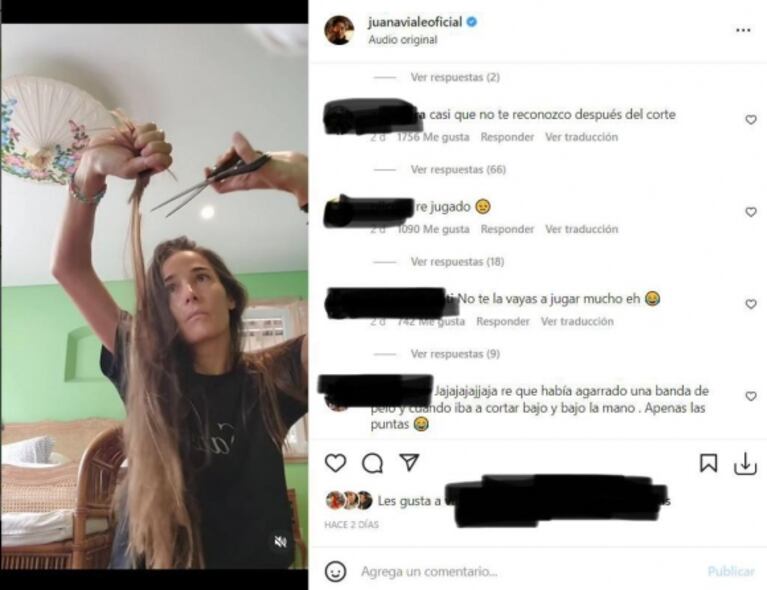 Jorge Rial defendió por primera vez a Juana Viale tras las críticas a su video cortándose el pelo por las mujeres de Irán