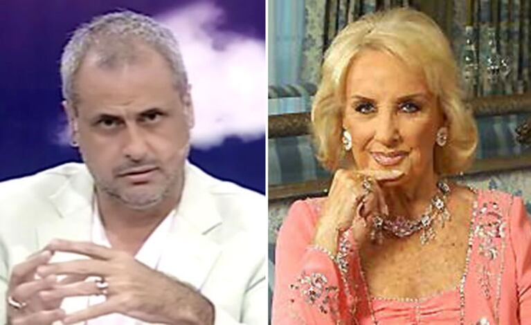 Jorge Rial, duro contra Mirtha Legrand. (Fotos: Web)