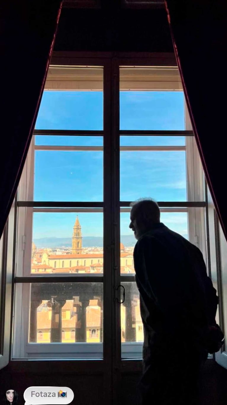 Jorge Rial en Florencia (Foto: Instagram @jrial)