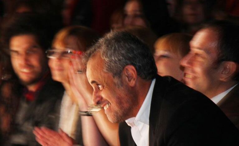 Jorge Rial, espectador de lujo en el BAAM (Foto: Prensa Veroutis).