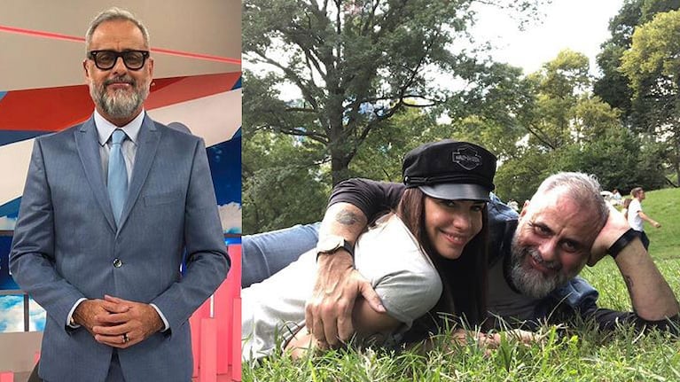 Jorge Rial, feliz por su convivencia con Romina Pereiro. (Foto: Instagram)