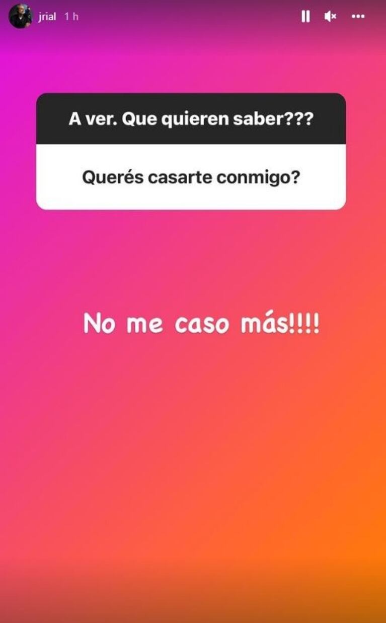 Jorge Rial habló a fondo de su situación sentimental con Romina Pereiro: "Más allá de este presente lejos uno del otro, somos familia"