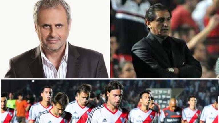 Jorge Rial, indignado con los jugadores de River y con Ramón Díaz, (Fotos: Ole.com)