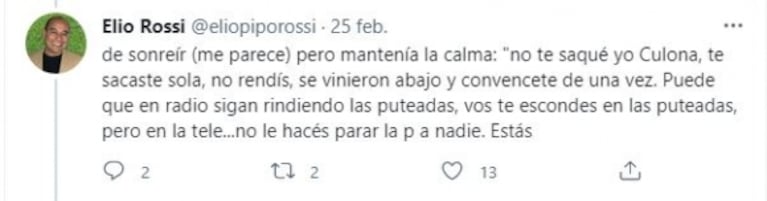 Jorge Rial, irónico sobre su pelea con la Negra Vernaci: "Fue un cruce de calentones y terminó ahí”