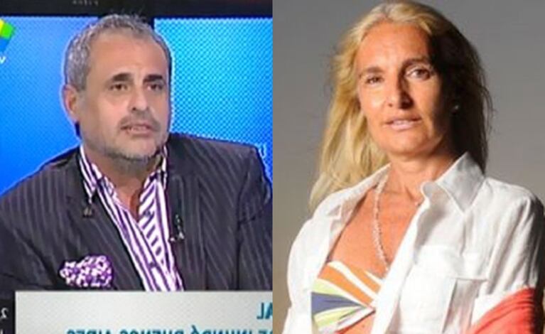 Jorge Rial, lapidario con Silvia D  Auro (Foto: Web).