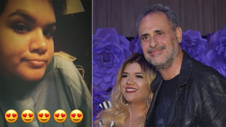 Jorge Rial le dedicó una cálida carta a Morena, que se recupera de una cirugía reconstructiva. (Foto: Instagram)