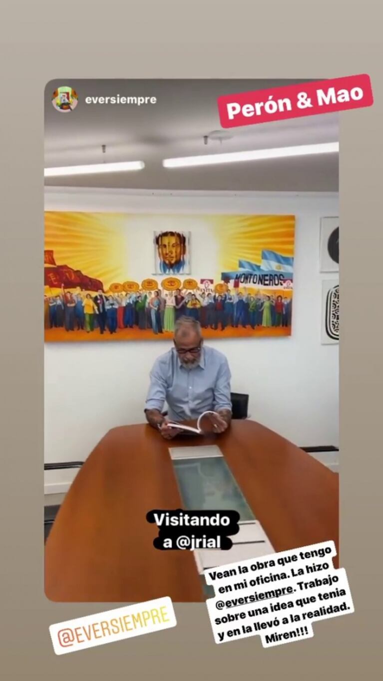 Jorge Rial mostró cómo es su oficina: obras de arte, fotos románticas y cuáles son sus tesoros más preciados
