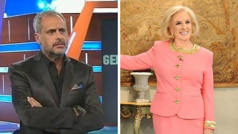 Jorge Rial "ninguneó" el piropo de Mirtha Legrand. (Foto: Web)