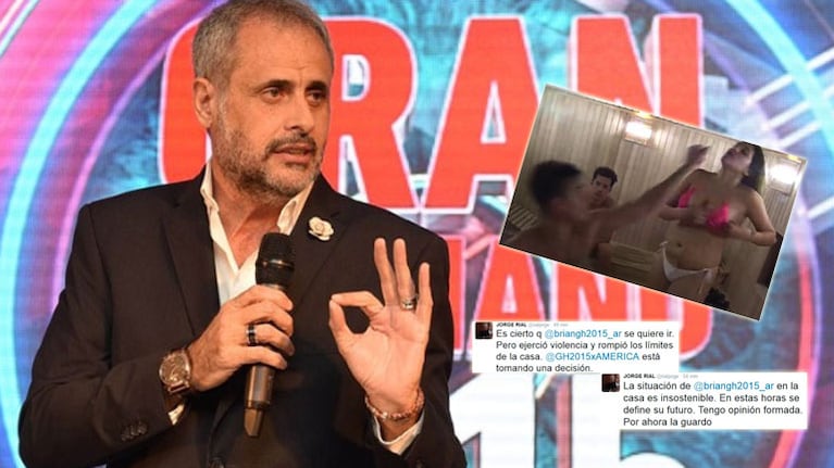 Jorge Rial opinó de la agresión de Brian a Marian de Gran Hermano (Foto: Web y Twitter)