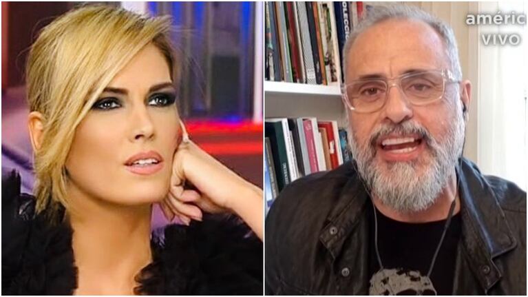 Jorge Rial piropeó a Viviana Canosa en el vivo de Intrusos (Fotos: Web y Captura)
