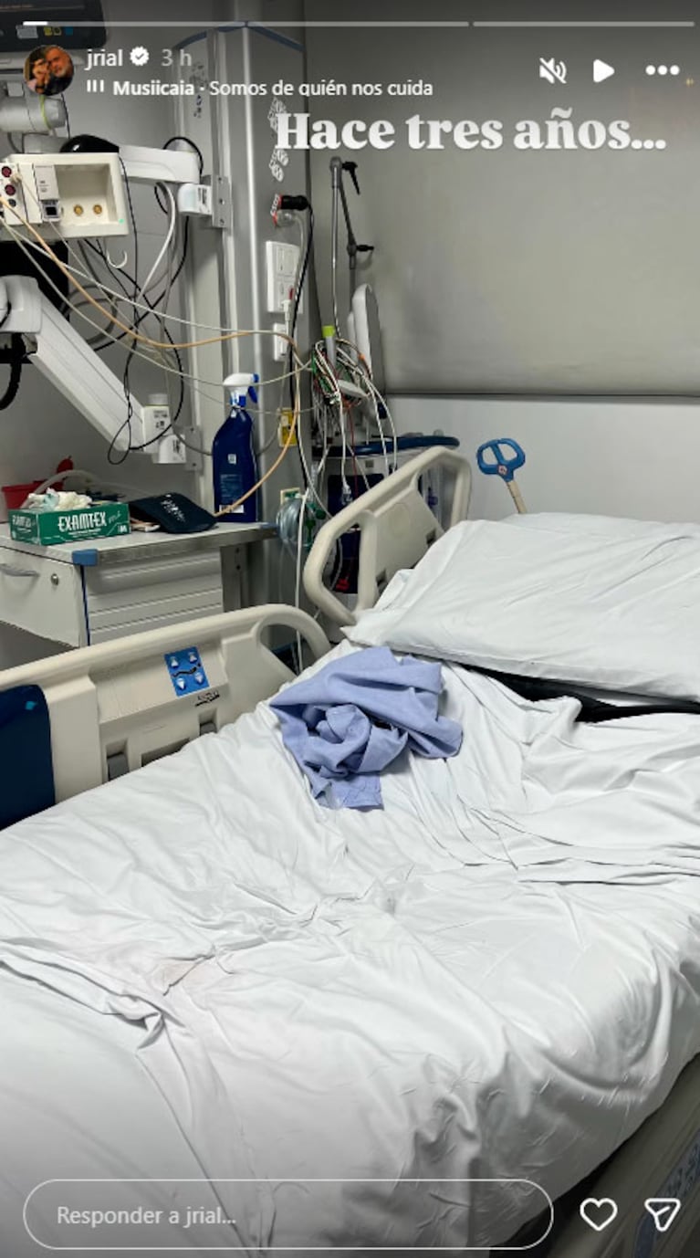 Jorge Rial recordó el infarto que sufrió en Colombia (captura de Instagram)