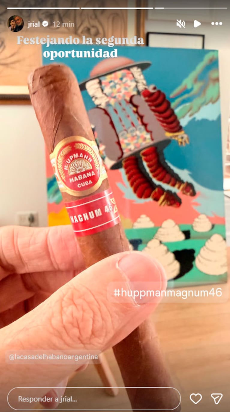 Jorge Rial recordó el infarto que sufrió en Colombia (captura de Instagram)