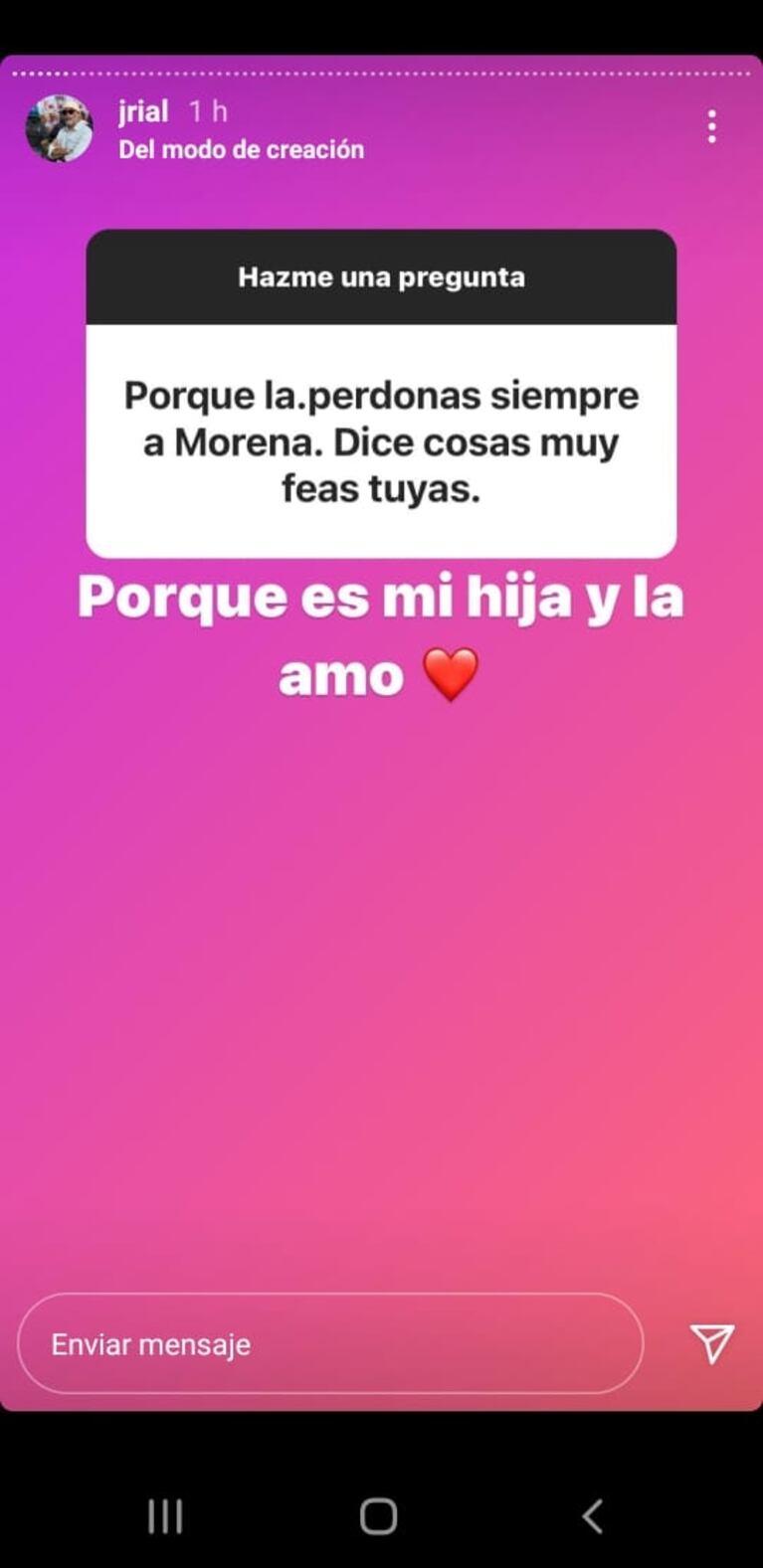 Jorge Rial respondió todas las dudas de sus seguidores: la relación con Morena, su futuro laboral y ¿se viene un programa nuevo?