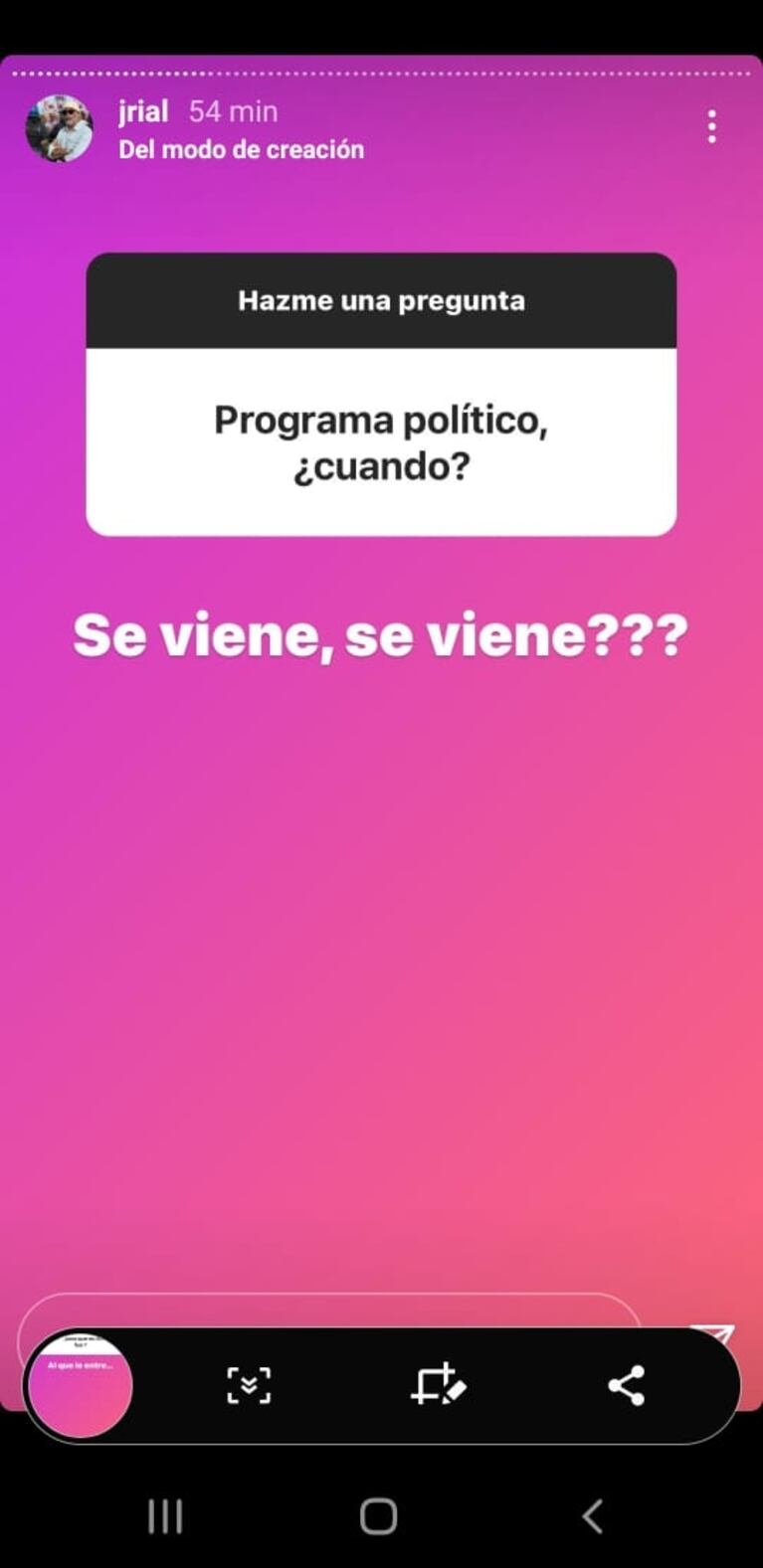 Jorge Rial respondió todas las dudas de sus seguidores: la relación con Morena, su futuro laboral y ¿se viene un programa nuevo?