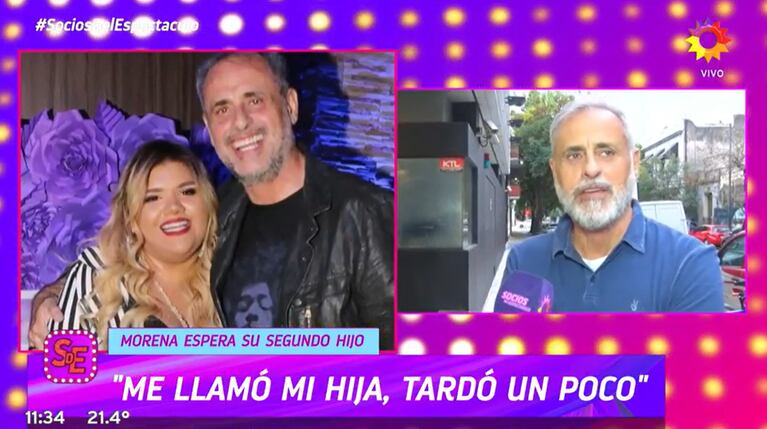 Jorge Rial reveló si ayudará económicamente a su hija Morena mientras transita su segundo embarazo