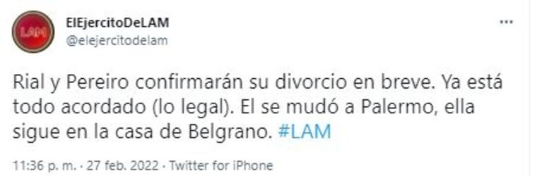 Jorge Rial salió al cruce de los rumores sobre su separación de Romina Pereiro: "No se sigan tirando a los pies"
