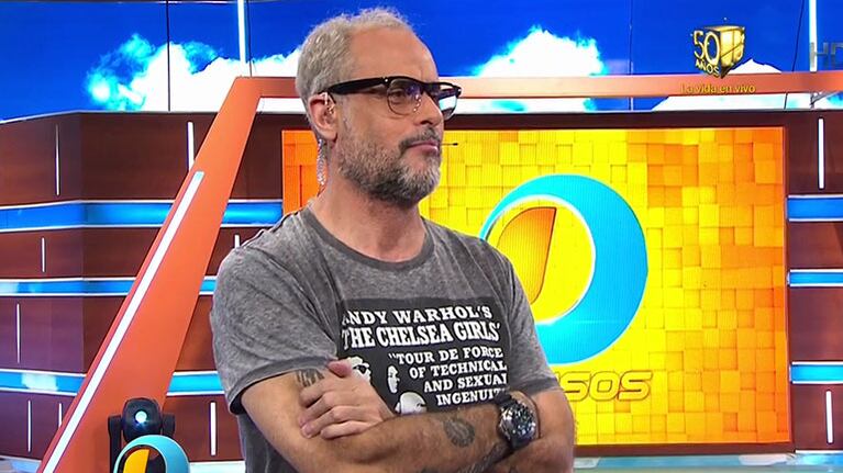Jorge Rial se cambió nuevamente el look. 