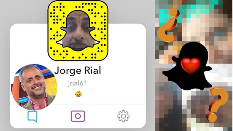 Jorge Rial se sumó a Snapchat. (Foto: Snapchat)