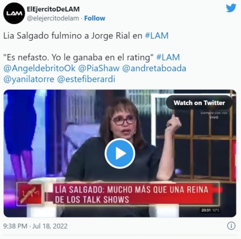 Jorge Rial y Ángel de Brito protagonizaron un filoso cruce en Twitter: "No te da la cara"
