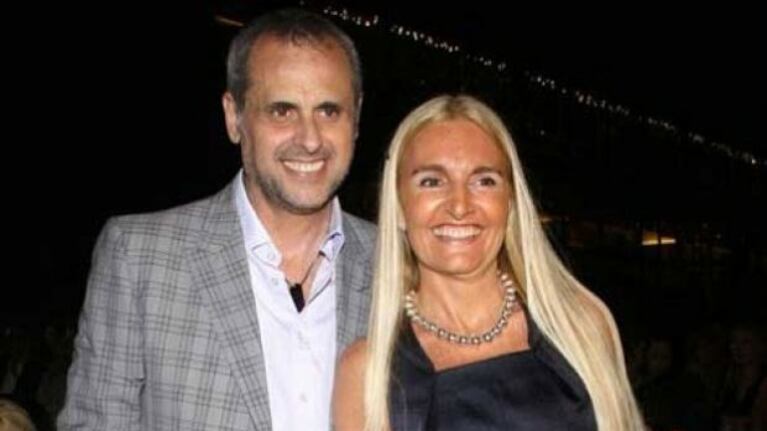 Jorge Rial y Jorge Rial y Silvia D Auro, cuando su matrimonio era todo sonrisas. (Foto: Web)