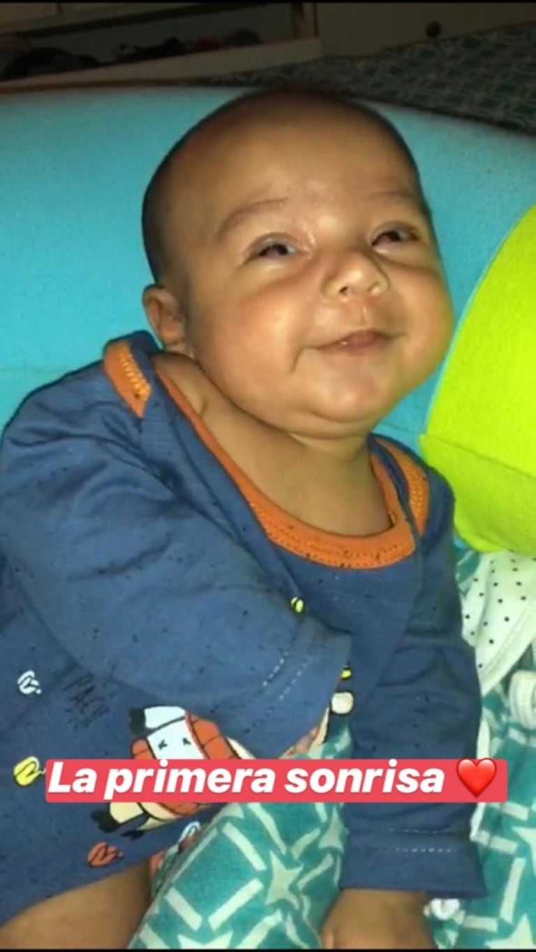 Jorge Rial y la foto más tierna de su nieto Francesco: "La primera sonrisa"