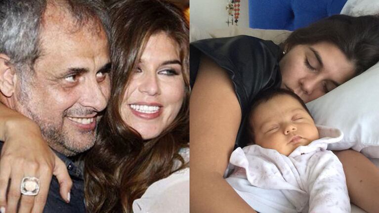 Jorge Rial y Loly Antoniale: niñeros de lujo de su sobrina (Fotos: Web y Twitter). 
